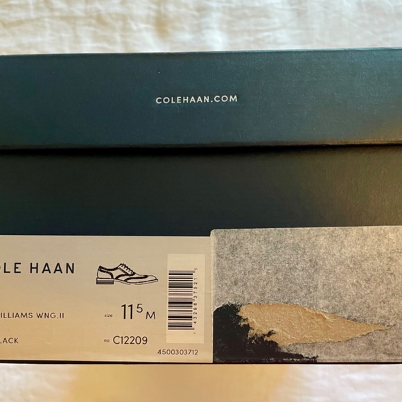 Cole Haan Williams Men's Oxfords Wingtip Dress Shoes Size 11.5 Leather C12209 - Picture 5 of 5